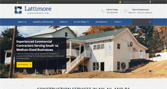 Desktop Screenshot of lattimoreconstruction.com