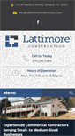 Mobile Screenshot of lattimoreconstruction.com